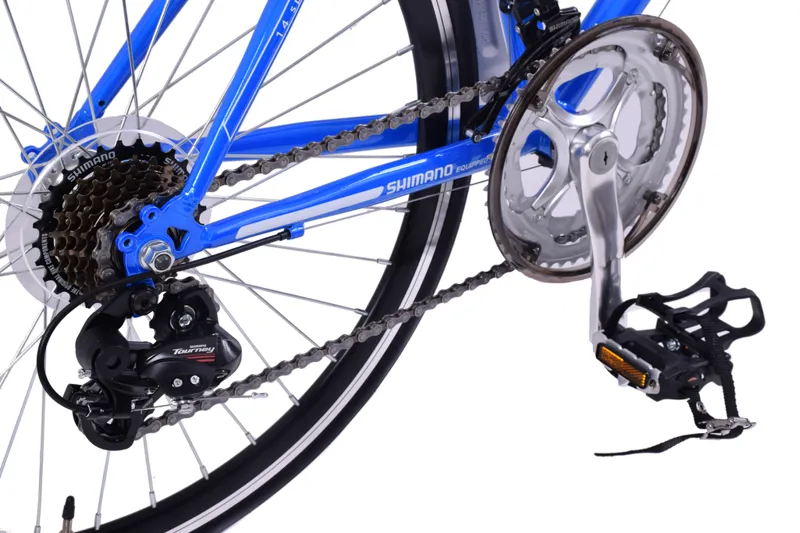 Ammaco Velocity 24 Inch Wheel Kids Road Sports Bike Blue 6 Ammaco Velocity 24 Inch Wheel Kids Road Sports Bike Blue - Image 4