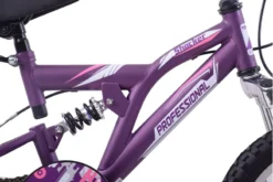Professional Shocker 16 Inch Wheel Kids Mountain Bike Purple 12 Professional Shocker 16 Inch Wheel Kids Mountain Bike Purple -Shimano Bike Store 2shocker purple 1
