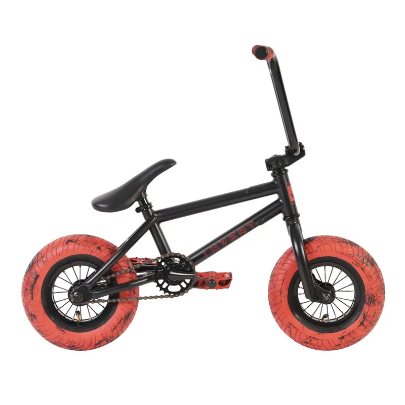 Invert Supreme Mini BMX Black And Red 5 Invert Supreme Mini BMX Black And Red - Image 3