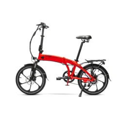Ampere Mode Folding Electric Bike Red