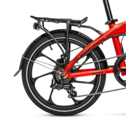 Ampere Mode Folding Electric Bike Red 18 Ampere Mode Folding Electric Bike Red -Shimano Bike Store AMPERE20MODEb