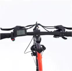 Chill-e Low Step Folding Electric Bike Orange -Shimano Bike Store CHILL E20REDe