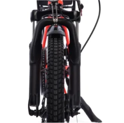 Chill-e Low Step Folding Electric Bike Orange -Shimano Bike Store CHILL E20REDh