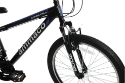 Ammaco Crossfell 24 Inch Kids Mountain Bike Black And Blue -Shimano Bike Store CROSSFELL204