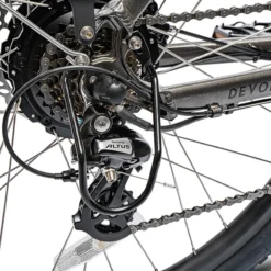 Ampere Deluxe Step Through 700c Wheel Electric Bike Grey -Shimano Bike Store DELUXE GREY WEB2010 2