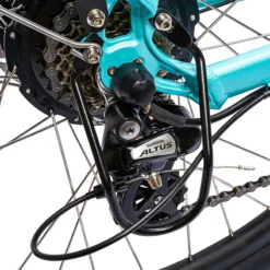 Ampere Deluxe Step Through 700c Wheel Electric Bike Blue -Shimano Bike Store DELUXE SB WEB209