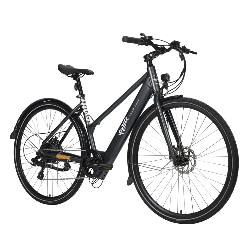 EMU Evo Step Through 700c Wheel Electric Bike Metallic Grey 3 EMU Evo Step Through 700c Wheel Electric Bike Metallic Grey