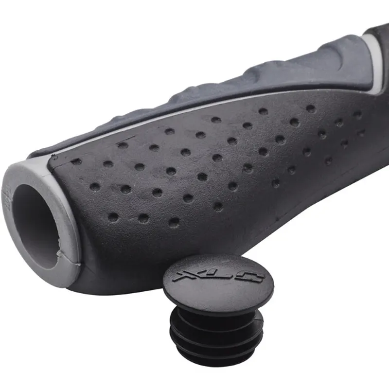 XLC GR-G06 Ergonomic Handlebar Grips Grey 4 XLC GR-G06 Ergonomic Handlebar Grips Grey - Image 2