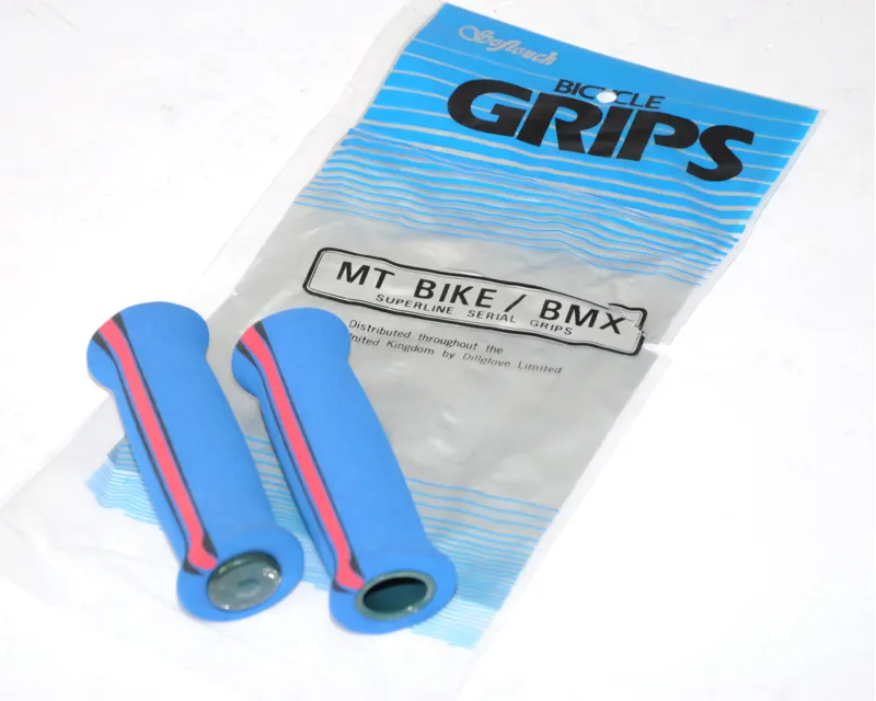 BMX Foam Handlebar Grips Blue 5 BMX Foam Handlebar Grips Blue - Image 3