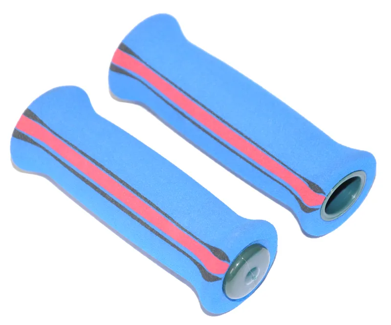 BMX Foam Handlebar Grips Blue 4 BMX Foam Handlebar Grips Blue - Image 2
