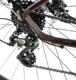 Salcano Istanbul Commuter Hybrid Bike Maroon -Shimano Bike Store ISTANBUL20BURGUNDYc