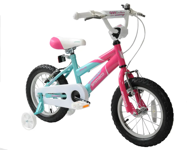 Ammaco Misty 14 Inch Wheel Kids Bike Pink And Blue 2 Ammaco Misty 14 Inch Wheel Kids Bike Pink And Blue