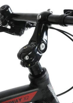 Ammaco Pathway X2 Sports Hybrid Bike Black -Shimano Bike Store PW2010