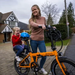 Estarli E20 Pro Electric Folding Bike Orange -Shimano Bike Store Paidsnoz 2