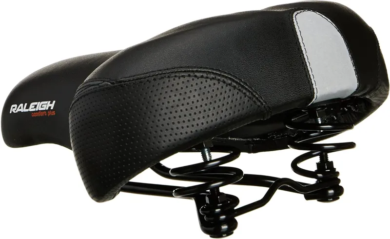 Raleigh Gel Sprung Saddle Black 4 Raleigh Gel Sprung Saddle Black - Image 2