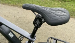 Velo Diamond Padded Saddle Black -Shimano Bike Store SA6422