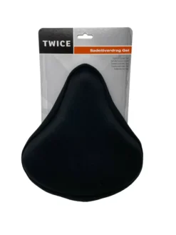 Twice Gel Comfort Wide Saddle Cover Black -Shimano Bike Store SC40