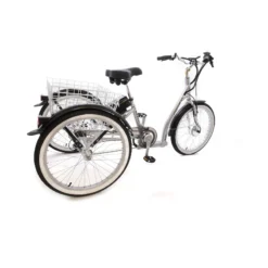 Mission E-Mission Electric Adult Tricycle Silver -Shimano Bike Store Silver E Mission electric tricycle201