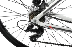 Ammaco Ridgeway Sports Hybrid Bike White -Shimano Bike Store WHITE20RW202