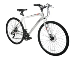 Ammaco Ridgeway Sports Hybrid Bike White -Shimano Bike Store WHITE20RW209