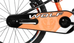 Salcano Wolf 20 Inch Kids Bike Black Orange -Shimano Bike Store WOLF2020b