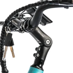 Ampere Deluxe Step Through 26 Inch Wheel Electric Bike Blue -Shimano Bike Store ampere20blue20g