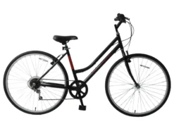 Professional Avenue 700c Commuter Hybrid Bike Black And Red -Shimano Bike Store avenue ladies 1