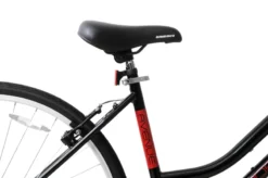 Professional Avenue 700c Commuter Hybrid Bike Black And Red -Shimano Bike Store avenue ladiesc
