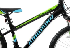 Ammaco Black Mamba 24 Inch Wheel Kids Mountain Bike Black