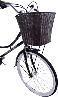 Ammaco Classique 24 Inch Wheel Kids Dutch Bike Black -Shimano Bike Store classique202420blackD