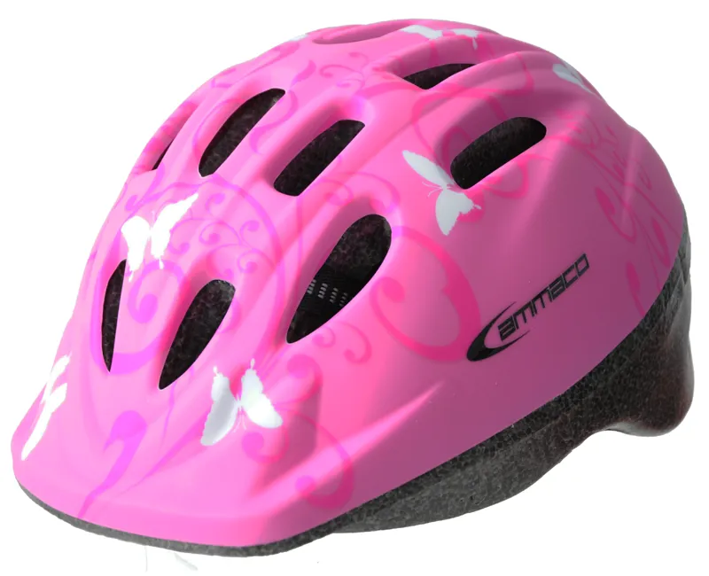 Ammaco Butterfly Pink Helmet 48-52cm 3 Ammaco Butterfly Pink Helmet 48-52cm