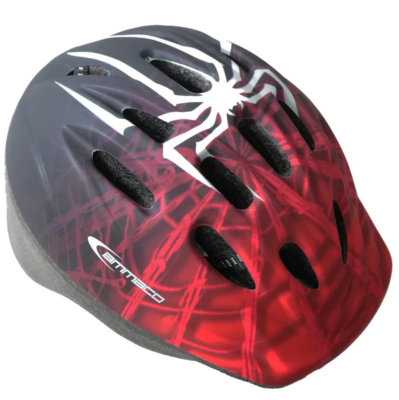 Ammaco Spider Helmet Red/Black-48-52cm 3 Ammaco Spider Helmet Red/Black-48-52cm