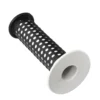 BMX Flanged Black/White Handlebar Grips 2 BMX Flanged Black/White Handlebar Grips -Shimano Bike Store hg305d