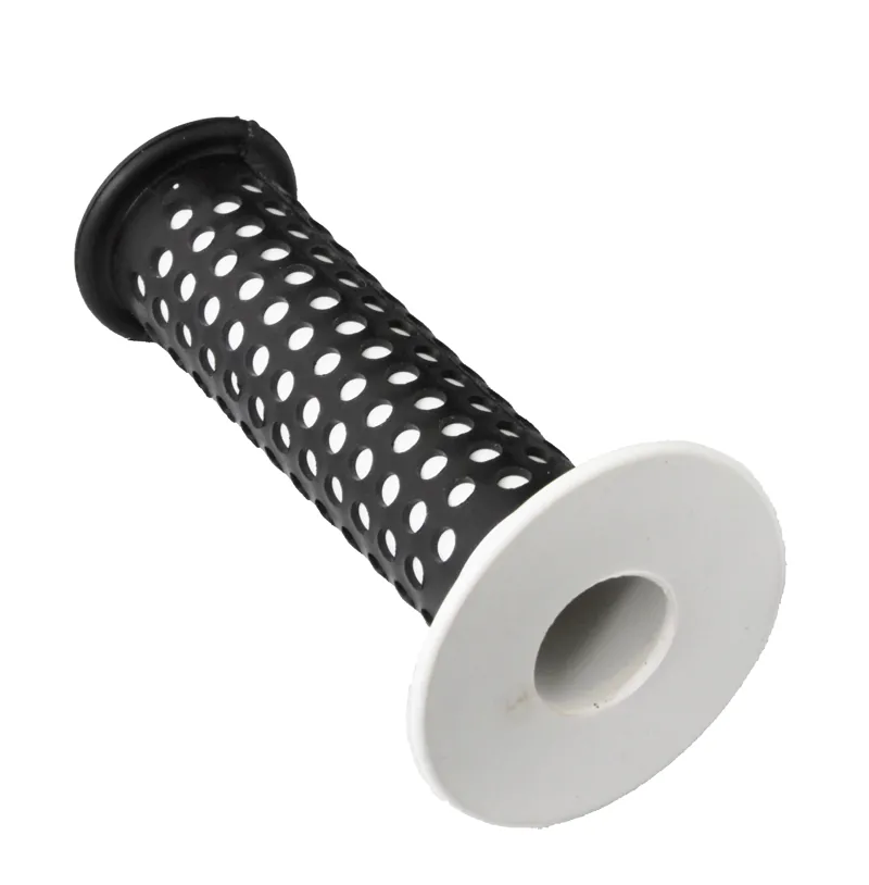 BMX Flanged Black/White Handlebar Grips 3 BMX Flanged Black/White Handlebar Grips