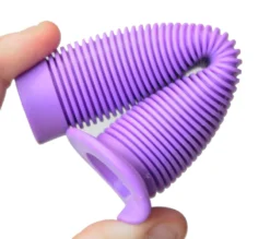 X-Rated Ribbed BMX Grips Purple -Shimano Bike Store hg583pub