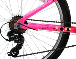 Ammaco Lush 24 Inch Wheel Kids Mountain Bike Pink -Shimano Bike Store lush 24a