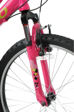 Ammaco Lush 24 Inch Wheel Kids Mountain Bike Pink -Shimano Bike Store lush 24f