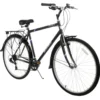 Ammaco Madrid Commuter Hybrid Bike Black -Shimano Bike Store madrid207