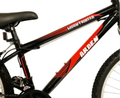 Arden Mountaineer 24 Inch Wheel Kids Mountain Bike Black And Red -Shimano Bike Store mountaineer