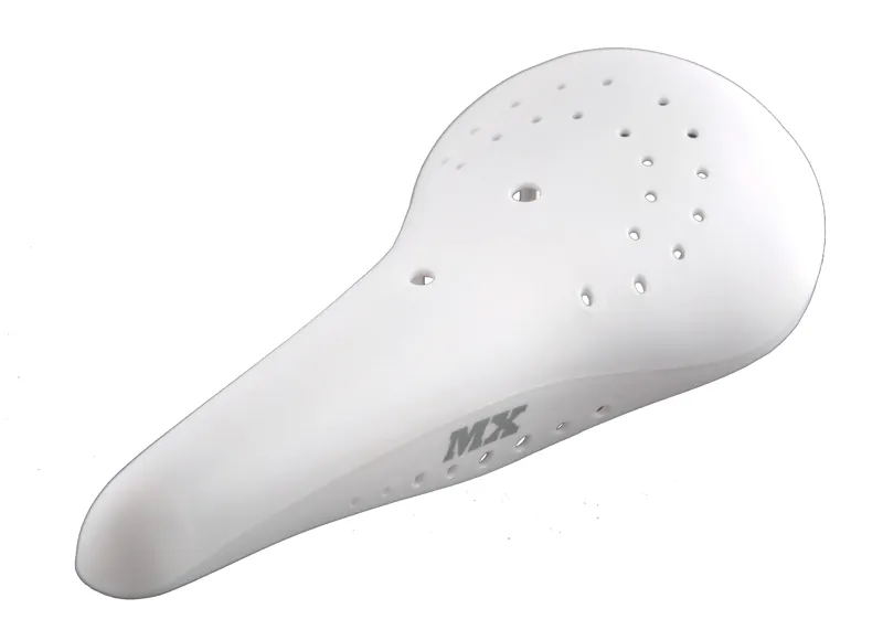 MX Retro BMX Saddle White 4 MX Retro BMX Saddle White - Image 2