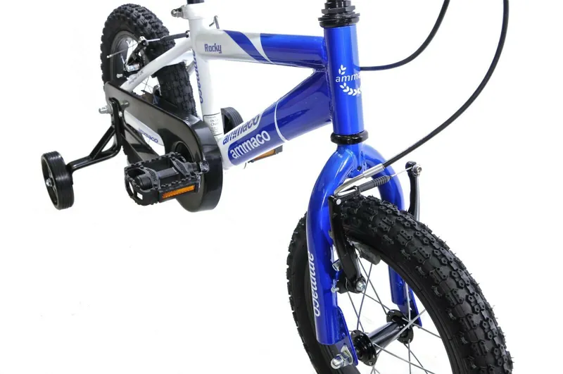 Ammaco Rocky 14 Inch Wheel Kids Bike Blue 4 Ammaco Rocky 14 Inch Wheel Kids Bike Blue - Image 2