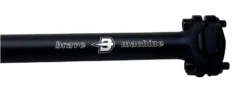 Brave Machine 27.2mm Double Clamp Seatpost Black