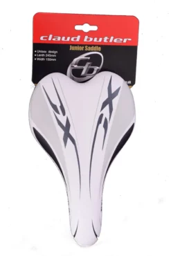Claud Butler Replacement Kids Bike Saddle White 11 Claud Butler Replacement Kids Bike Saddle White -Shimano Bike Store sa20j00