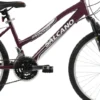 Salcano Shocker 24 Inch Wheel Kids Mountain Bike Purple