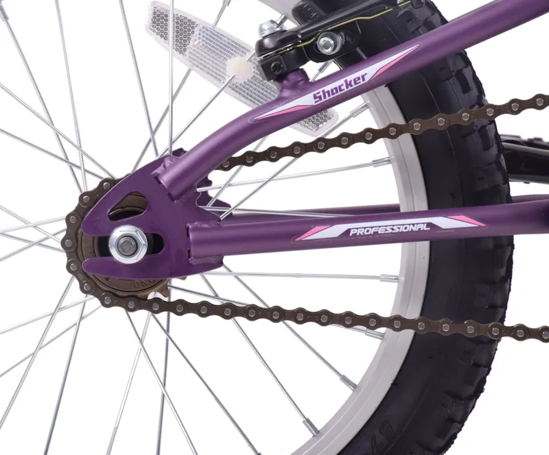 Professional Shocker 16 Inch Wheel Kids Mountain Bike Purple 8 Professional Shocker 16 Inch Wheel Kids Mountain Bike Purple - Image 6