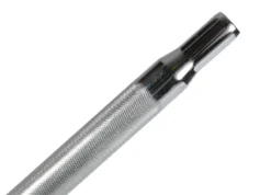 Seatpost 28.6mm Knurled 300mm Chrome -Shimano Bike Store sp30587a