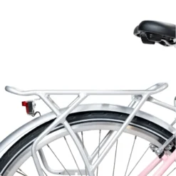 Emu Roam Step Through 700c Wheel Electric Bike Light Blue -Shimano Bike Store straight20carrier20pink20square 3