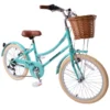 Ammaco Tiffany 20 Inch Wheel Heritage Kids Bike Green -Shimano Bike Store tiffany 20 3