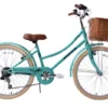 Ammaco Tiffany 24 Inch Wheel Kids Heritage Bike Green -Shimano Bike Store tiffany 24 2
