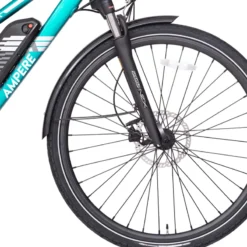 Ampere Tourer S Electric Bike Teal -Shimano Bike Store tourer20s20greenk
